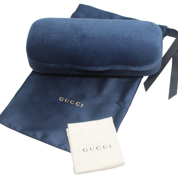Gucci Eyeglass / Sunglass Velvet Clamshell Case - Picture 1 of 2
